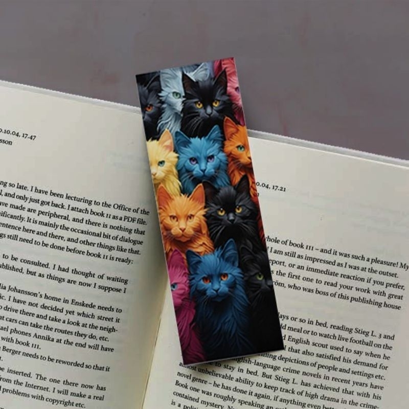 

[5 PCS] PEMBATAS BUKU CAT SERIES BOOKMARK LUCU ESTETIK