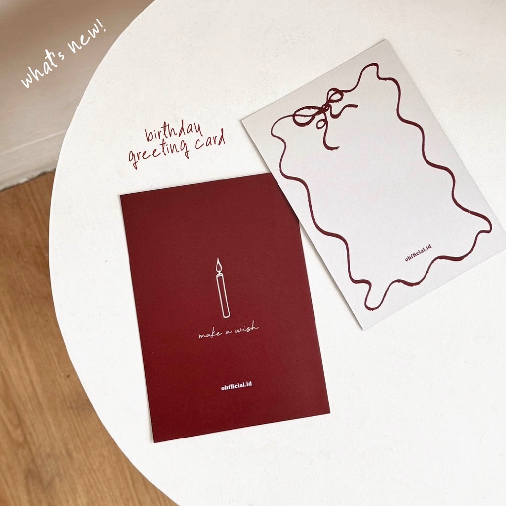 

OHFFICIAL - Birthday Greeting Card (Please Read The Description)