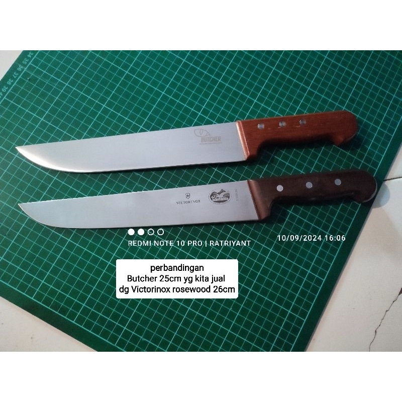 Pisau Victorinox Butcher Sembelih Rosewood 26 31 36 cm pilih