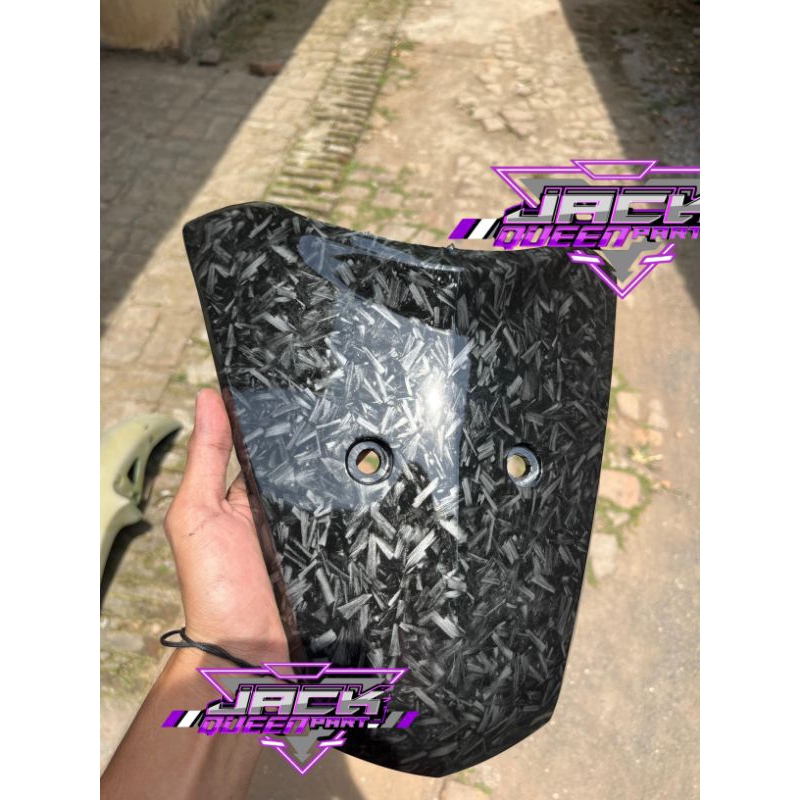 panel supra x 125 new batman carbon dasi dada tebeng depan supra x 125 lama carbon glossy