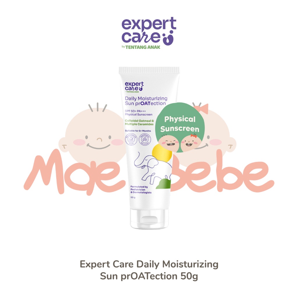 Promo Pelanggan Baru Expert Care by Tentang Anak Physical Sunscreen SPF 5 PA Mineral Sunblock Tabir 