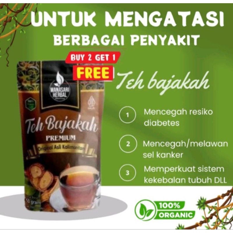 

Teh bajakah teh herbal alami 100% original premium jamu ampuh murah tradisional suplemen makanan kesehatan minuman herbal