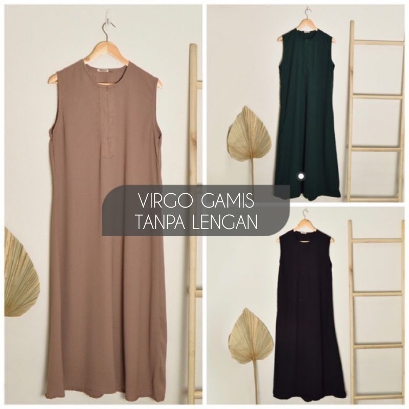 GAMIS VIRGO TAMPA LENGAN, gamis  toyobo premium