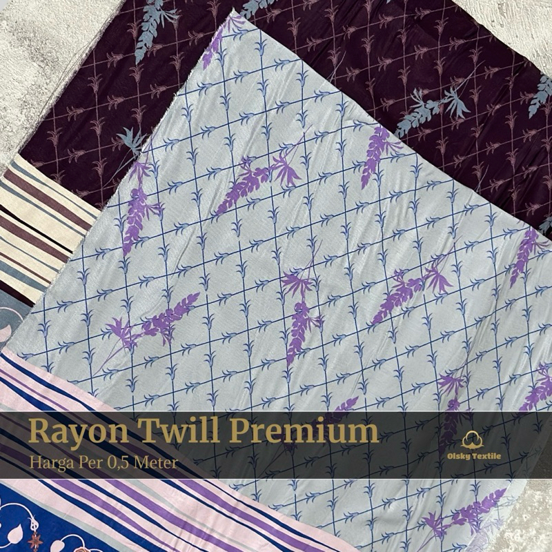 Kain Rayon Twill Premium Motif TCL 01