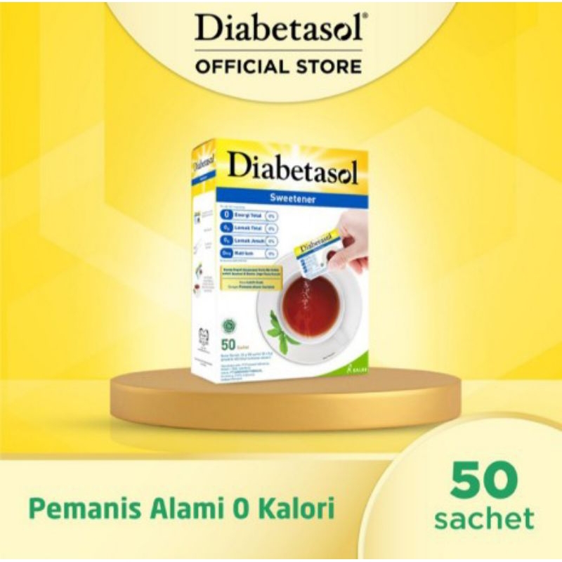 

Diabetasol Sweetener Gula Zero Calorie 50 g