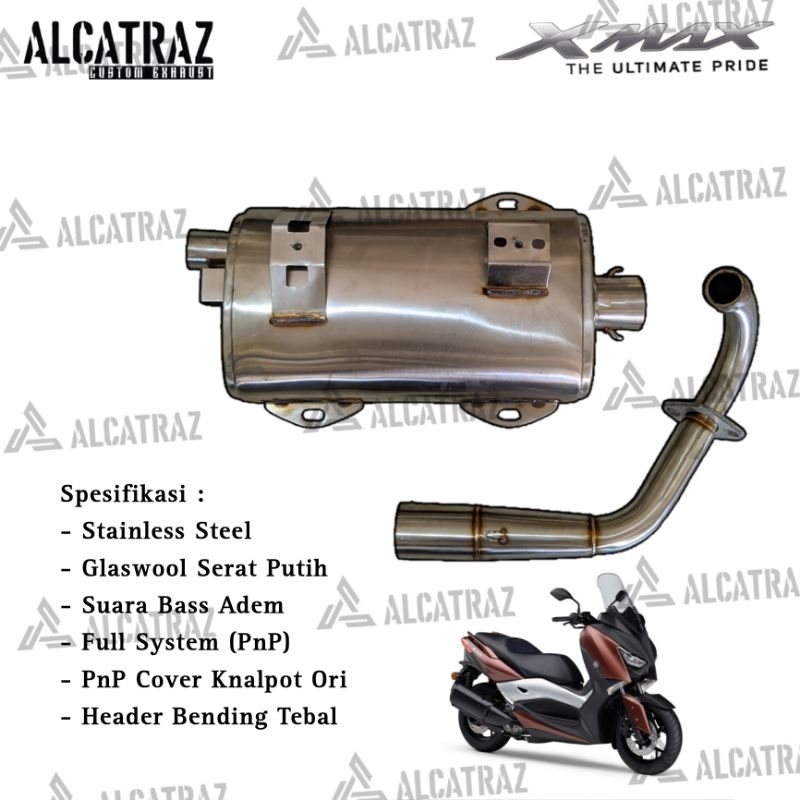 Knalpot Standar Racing Xmax 250 Old/Xmax New