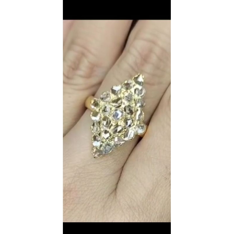 cincin berlian intan banjar besertifikat