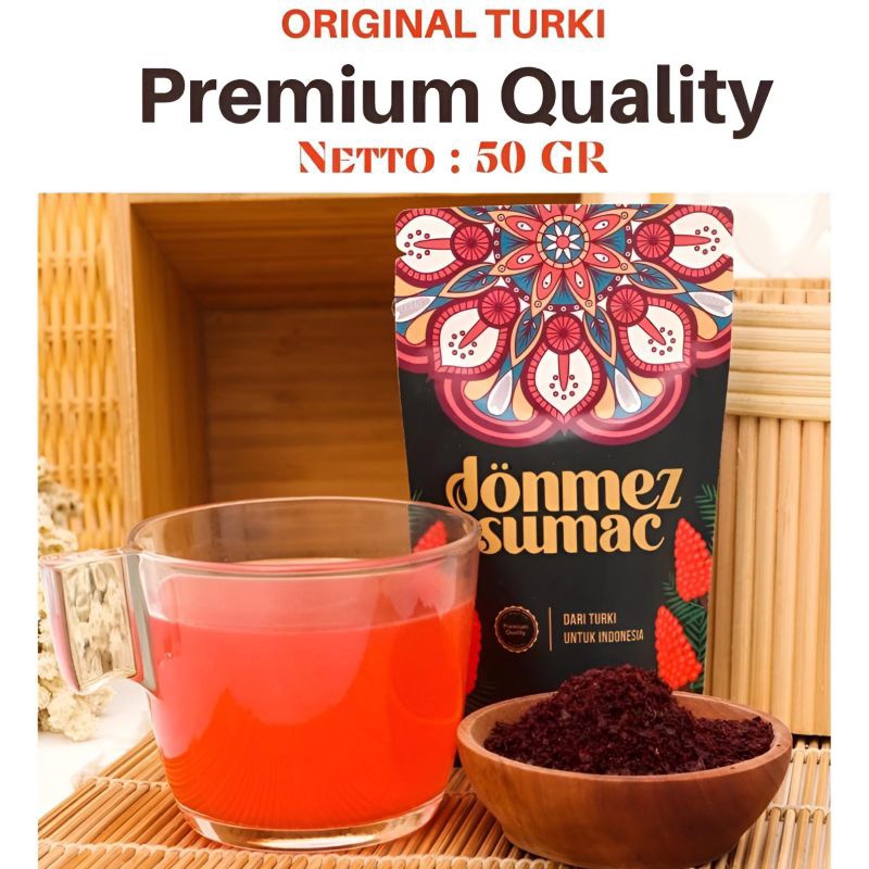 Sumac Premium Original Turki 50g Rempah Herbal