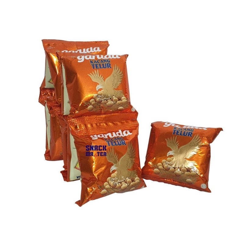 

Snack Garuda kacang telur 1 renteng isi 10 pcs