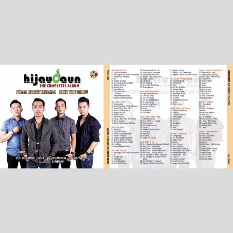 Kaset Mp3 Audio Lagu The Complete Album Hijau Daun Suara