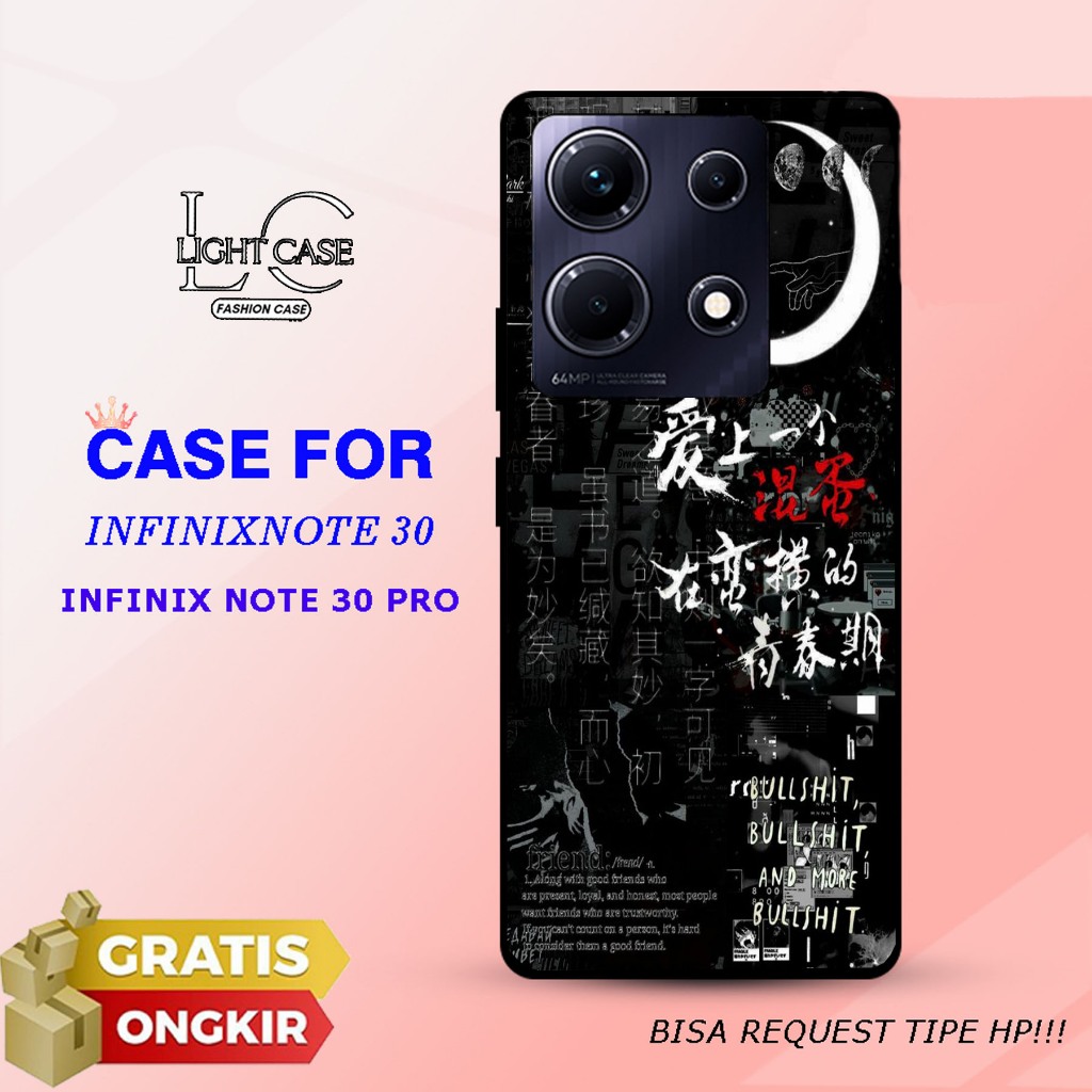 CASE GLOSSY INFINIX NOTE 30 / NOTE 30 PRO dan ALL TYPE SMARTPHONE & ANDROID Bisa request tipe Cassin