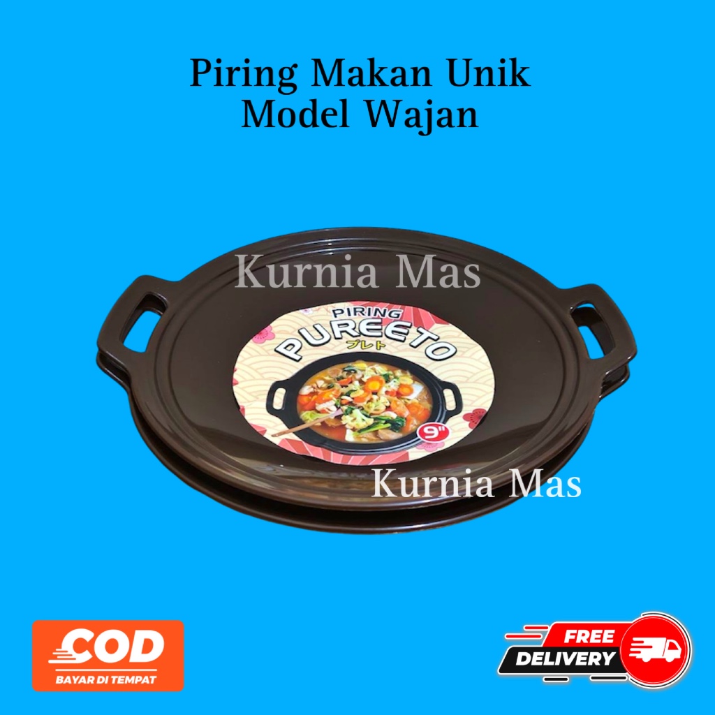 Piring Plastik Unik Model Wajan Piring Nasi Goreng Piring Cafe