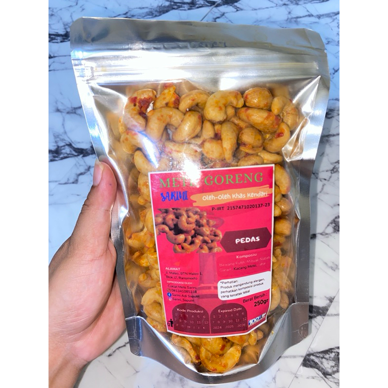 

Mete Goreng Rasa Pedas 250gr