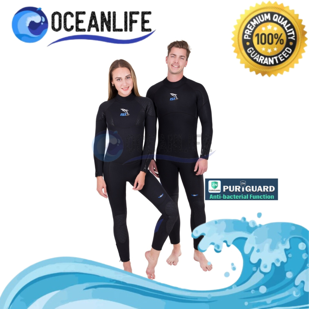 Baju selam - wetsuit 1,5mm PuriGuard for man woman - PGWS815 IST