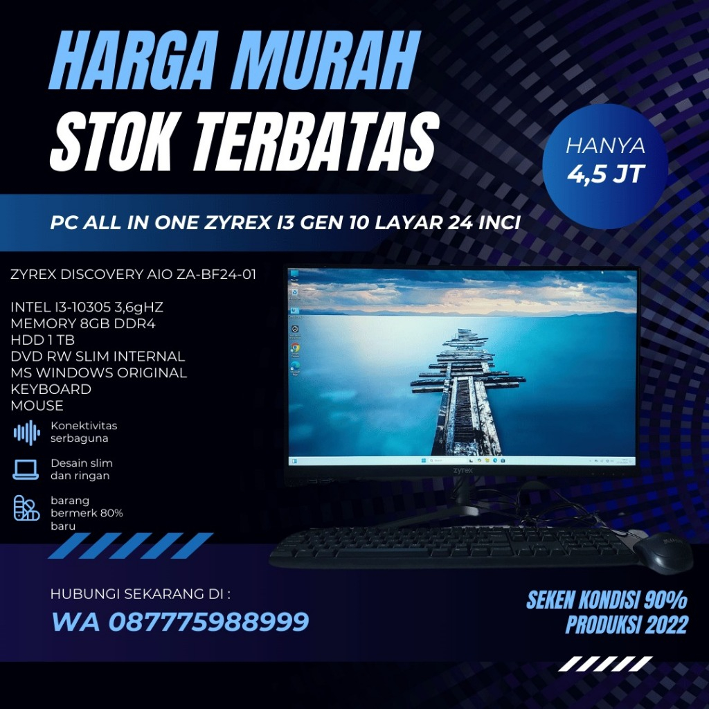 Komputer PC All in one zyrex discovery AIO-ZA-BF24-01