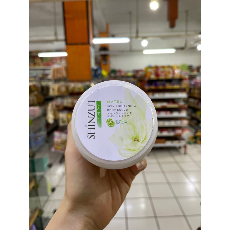 shinzui body scrub 200g - shinzui body scrub skin lightening