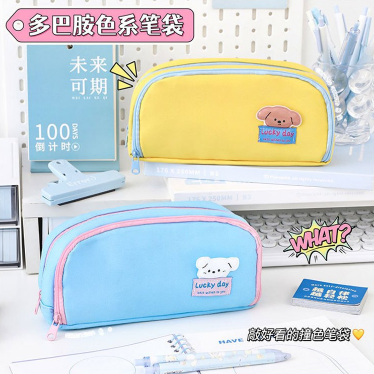 

[COD]Kotak Pensil Lucu Tempat Pensil Kapasitas Besar Pouch untuk Anak Sekolah Office Student Stationery Organizer School Sup