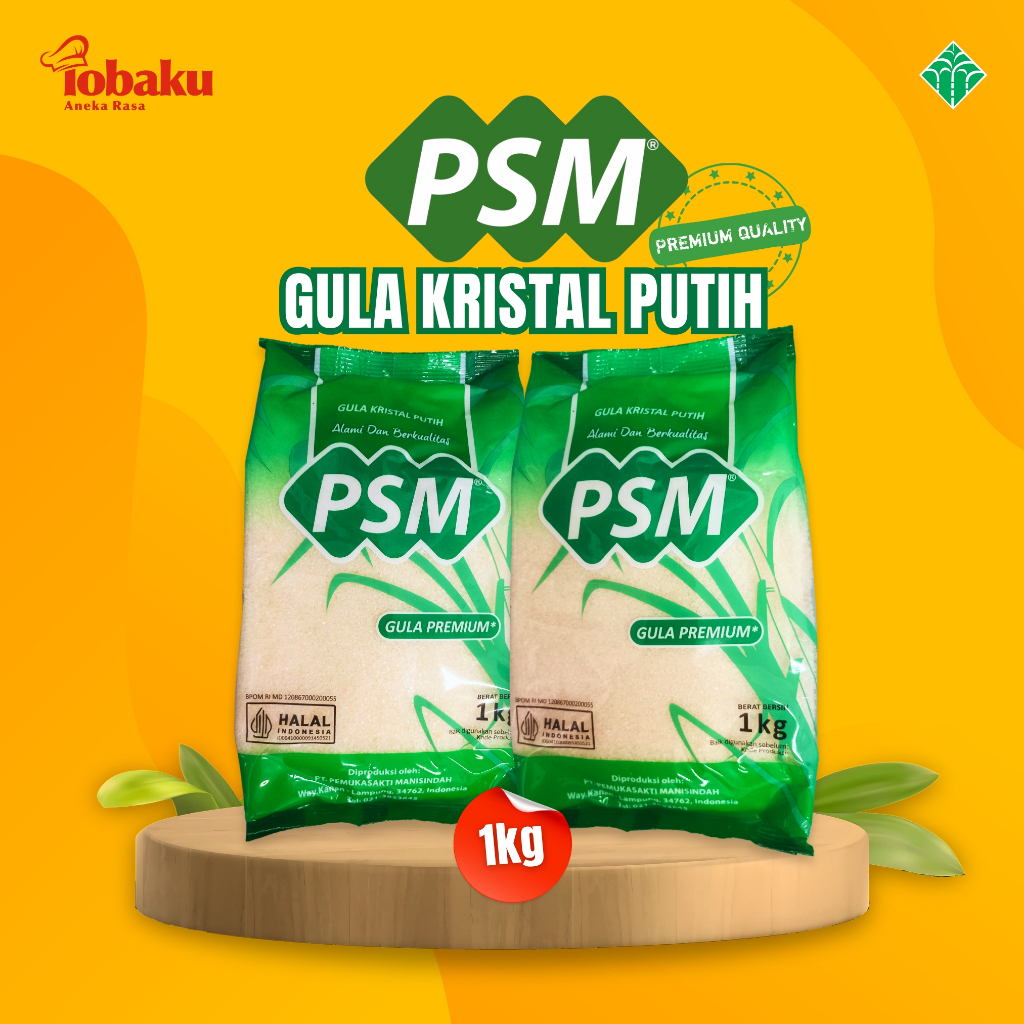 

PSM Gula Kristal Putih Premium Kemasan 1kg _