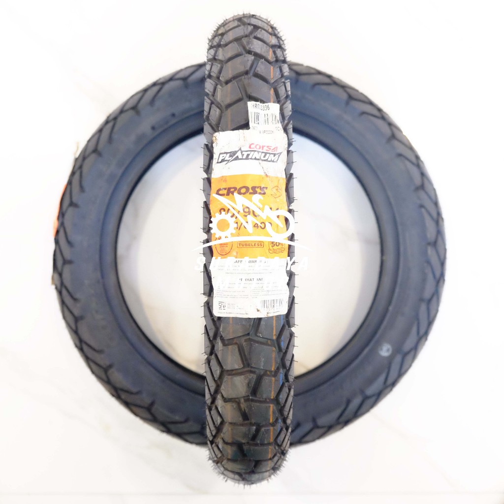 Ban Tubeless Corsa 80/90-14 Platinum Cross S Trail Matic Depan Vario Beat Mio X Ride Semi Trial