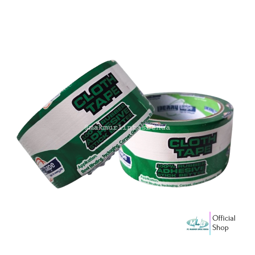 

MLB Lakban Kain Putih Cloth Tape Berry 46mm 10 Yard Perekat Karpet Penjilidan