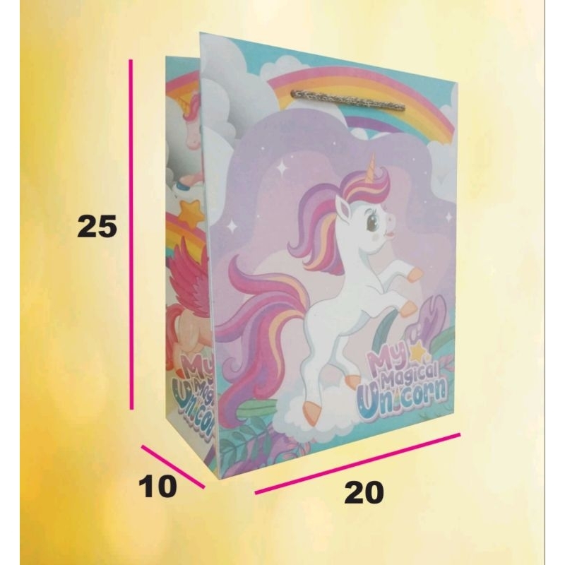 

(12pcs) Paper Bag Ultah Unicorn