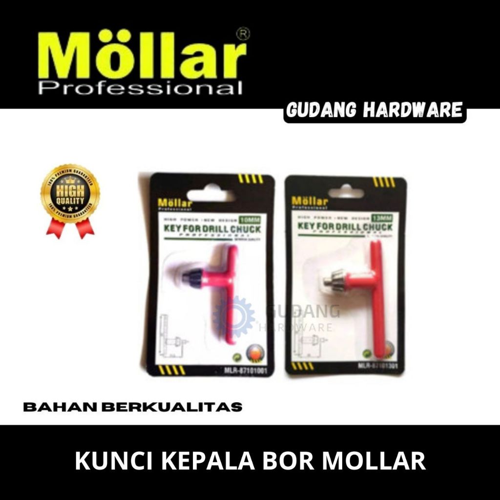 kunci kepala bor mollar