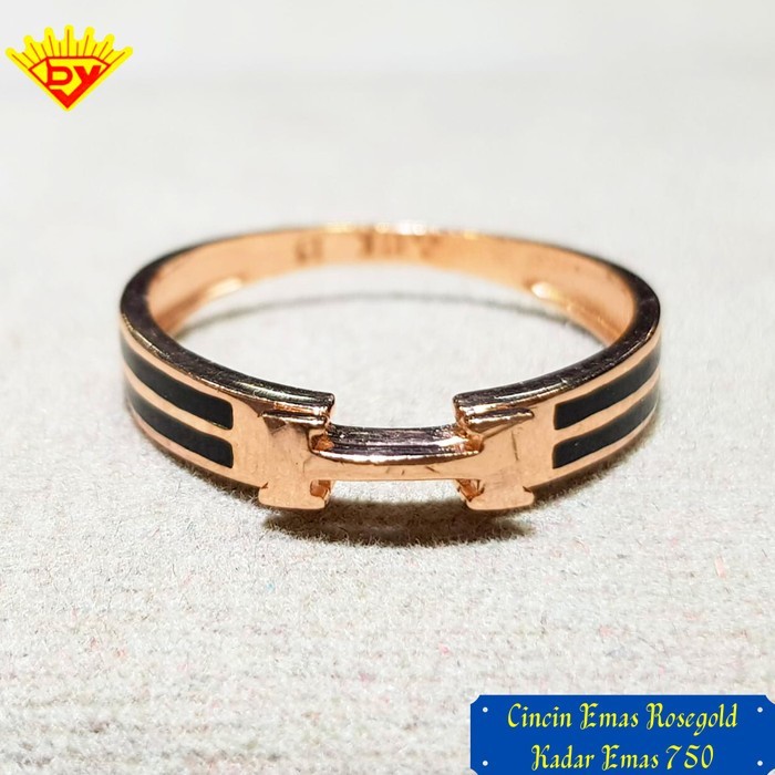 Cincin Emas Kuning Kadar Emas 750