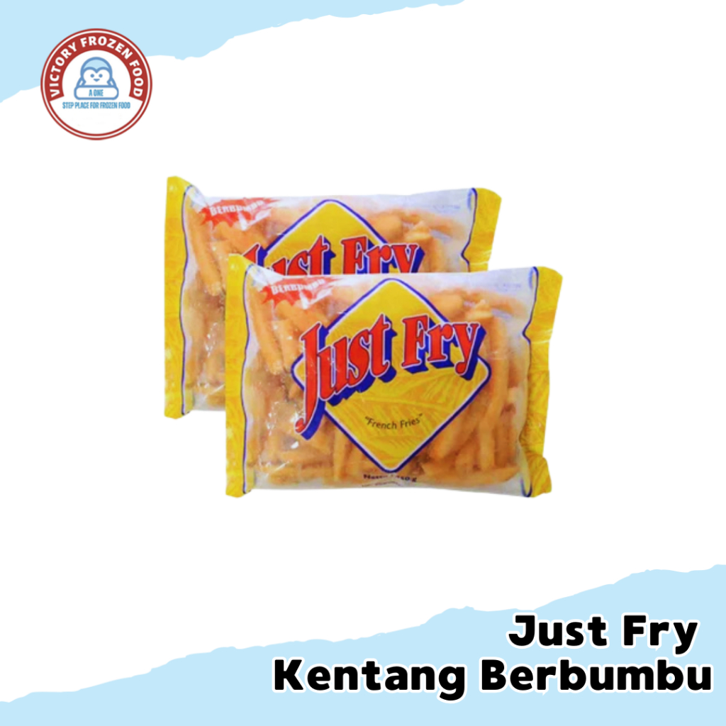 

Justfry Kentang Frozen Berbumbu/French Fries Just Fry/Victory Frozen Food