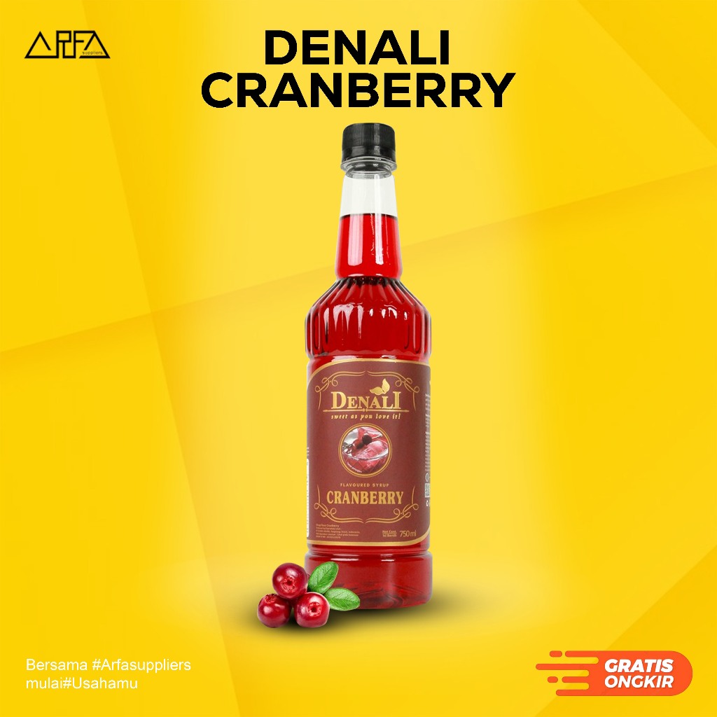 

sirup premium denali cranberry