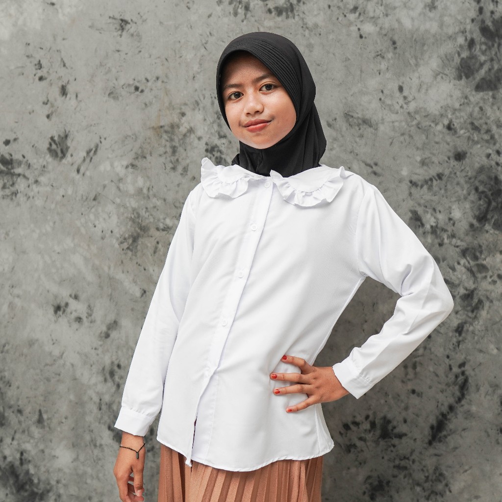 CANTIK MAKSIMAL / BAJU ANAK PEREMPUAN UMUR 11-12 TAHUN / BLUS ANAK KASUAL POLOS