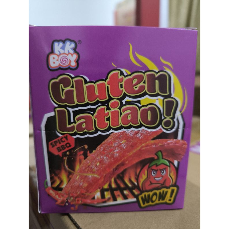 

LATIAO KK BOY CHILI STRIP SPICY / LUMPIA LATIAO // GLUTEN LATIAO ISI 20 PCS