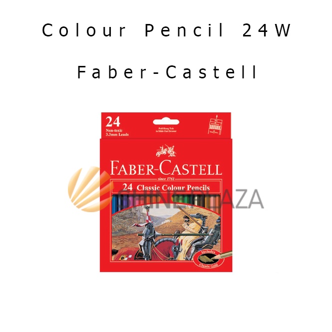 

KODE H5R Pensil Warna Faber Castell 24 Warna Classic