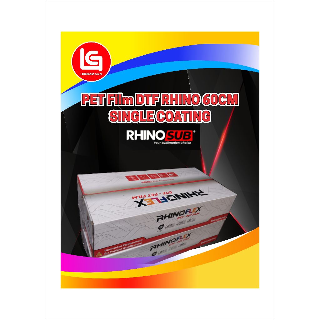 PET Film DTF RHINO 60CM SINGLE COATING