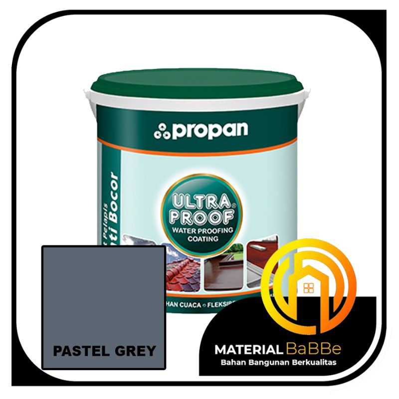 Propan Ultraproof Pastel Grey 4 Kg | Cat Pelapis Anti Bocor Dinding Dalam dan Luar