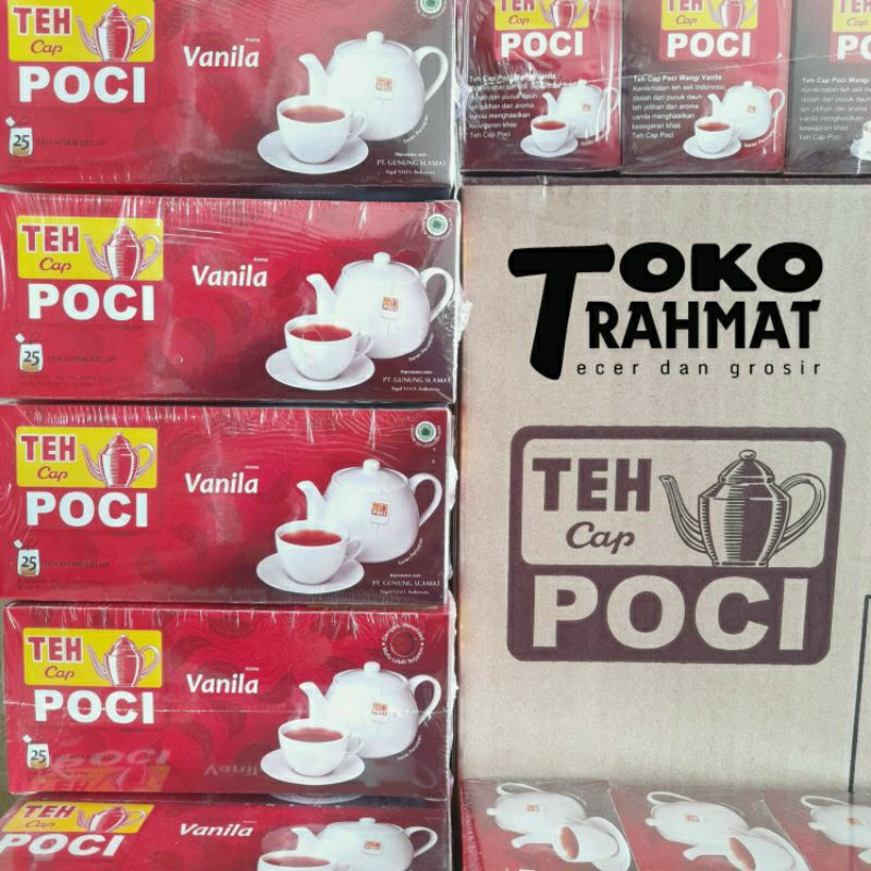 

TEH CELUP POCI RASA VANILA 25 KANTONG