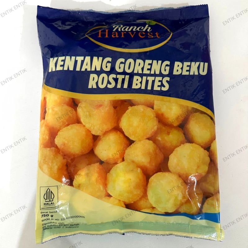 

Rosti Bites Ranch Harvest Kentang Coated | Kentang Berbumbu 750gr
