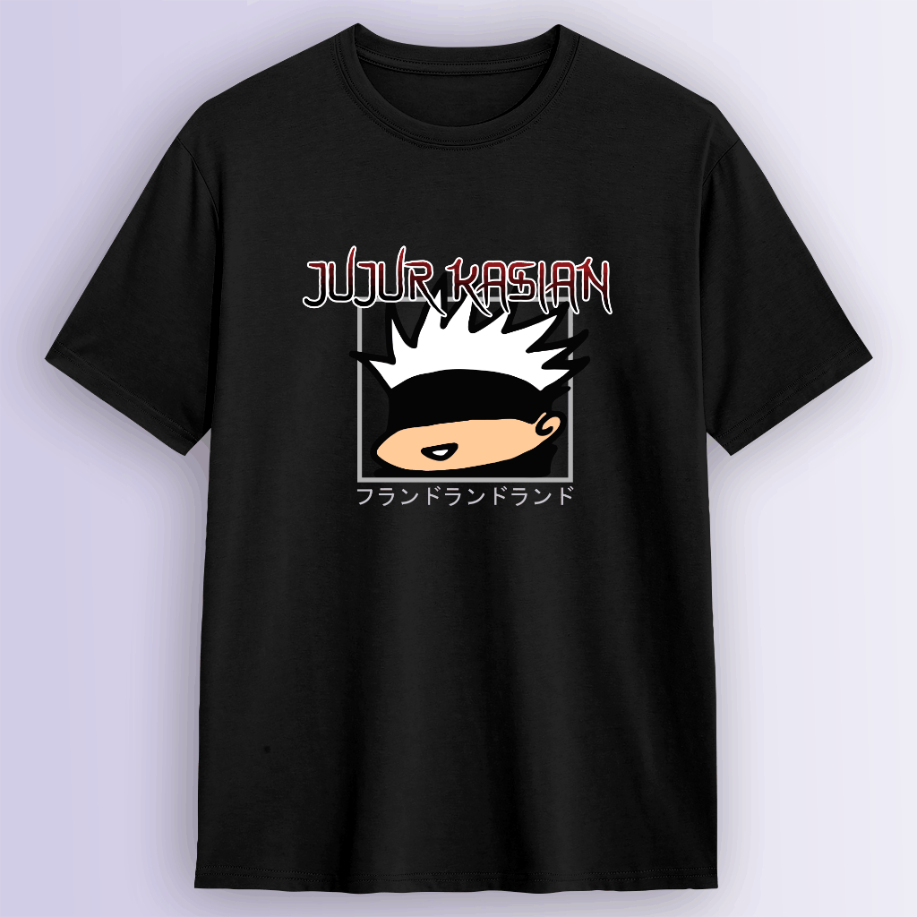 Kaos Anime JUJUR KASIAN Kaos Distro Premium Pria KAOS DISTRO MURAH