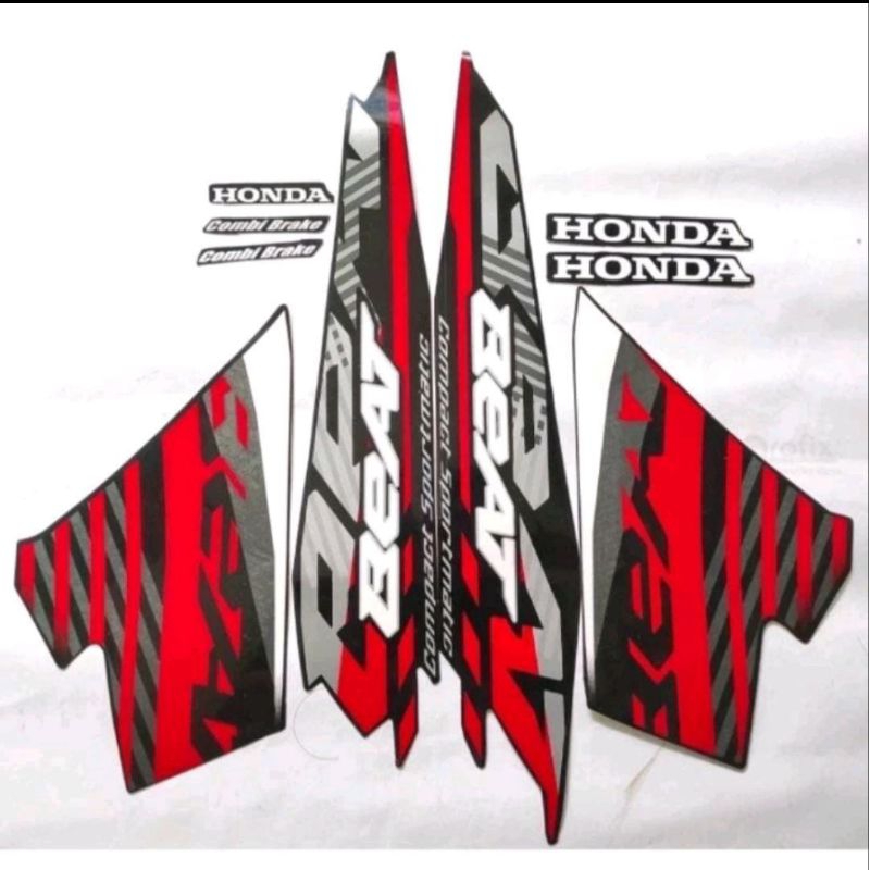 Striping motor / Les body Honda Beat CBS 2021