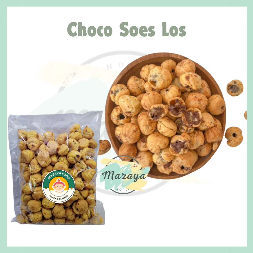 

CHOCO SOES / SOES KERING COKLAT (ISIAN COKLAT) - MAZAYA HOMESTORE