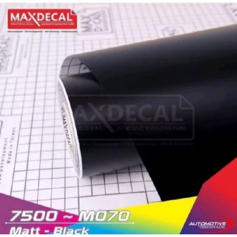 Skotlet MAXDECAL 7500 -  Hitam Doff/sticker maxdecal hitam doff