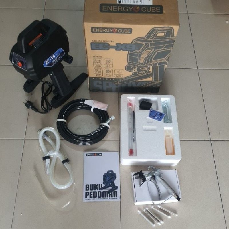 Spray Gun Elektrik Gun Cat Air Cat Minyak Spray Gun Listrik Airles Paint Sprayer Berkualitas