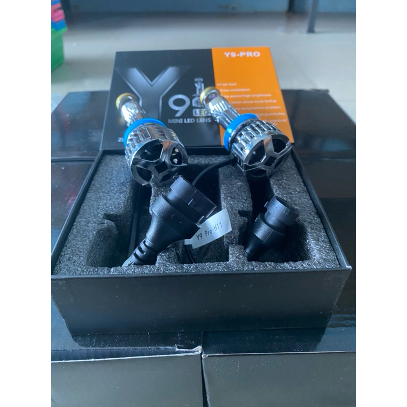 2Pcs Mini Foglamp Projector Y9 Pro H11 Ayla Agya Inova Calya Sigra