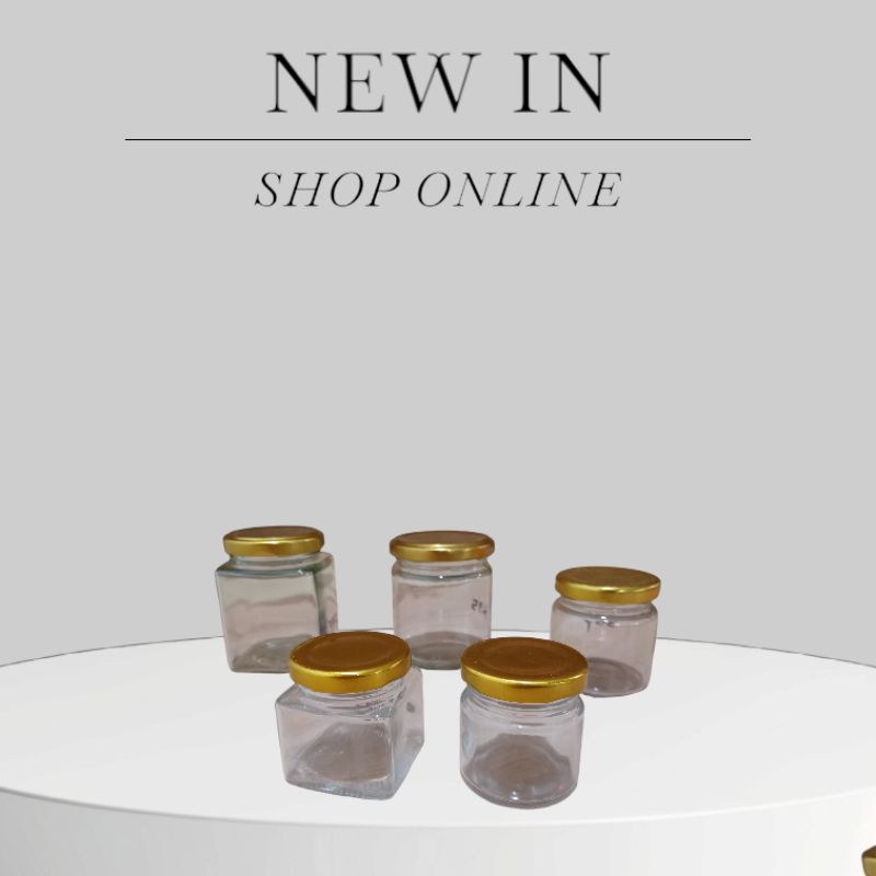 Toples Kaca Tutup Jar Mini | Toples Kaca Madu Mini | Toples Kaca Mini 50ml 100ml 150ml