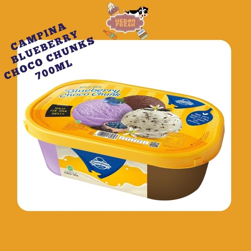 

Ice Cream Campina Blueberry Choco Chunk 700ml