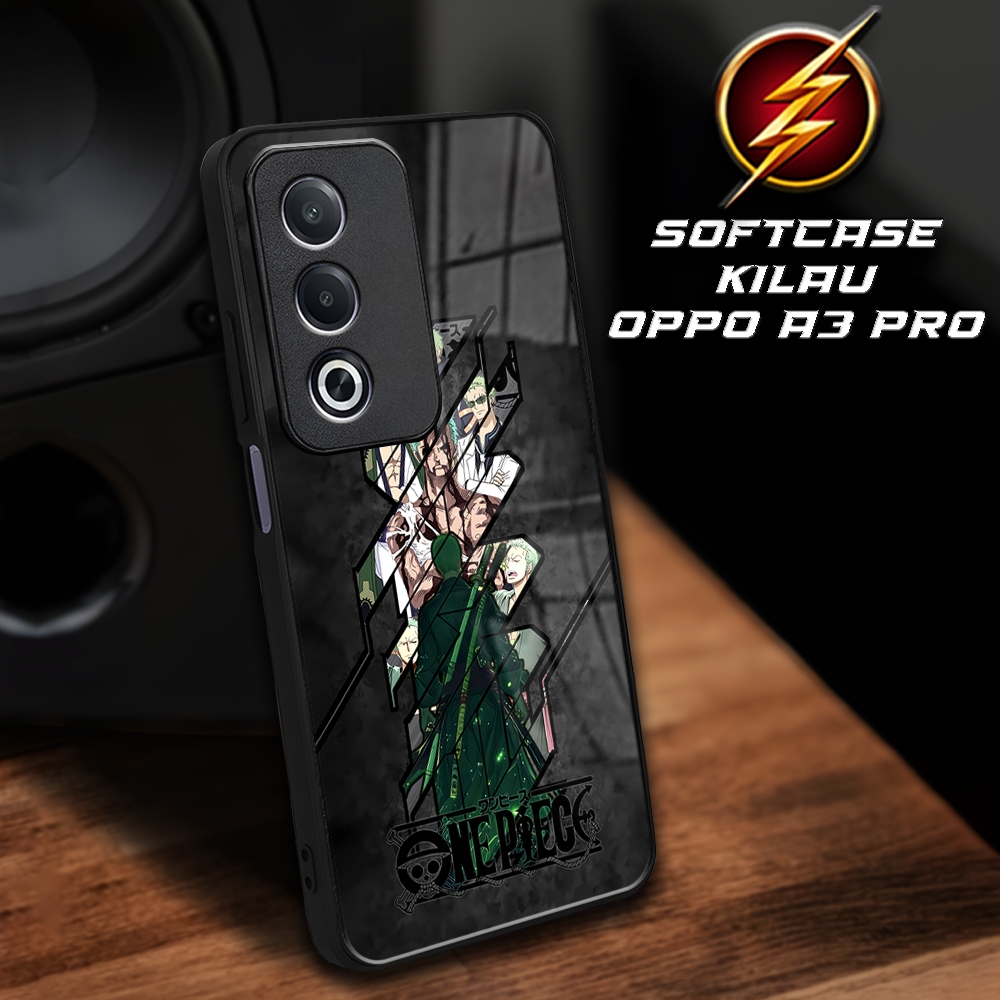 [SC14] Softcase Kilau OPPO A3 PRO | Kesing Silicon Mika Kaca Oppo | Softcase Pelindung Kamera | Casi