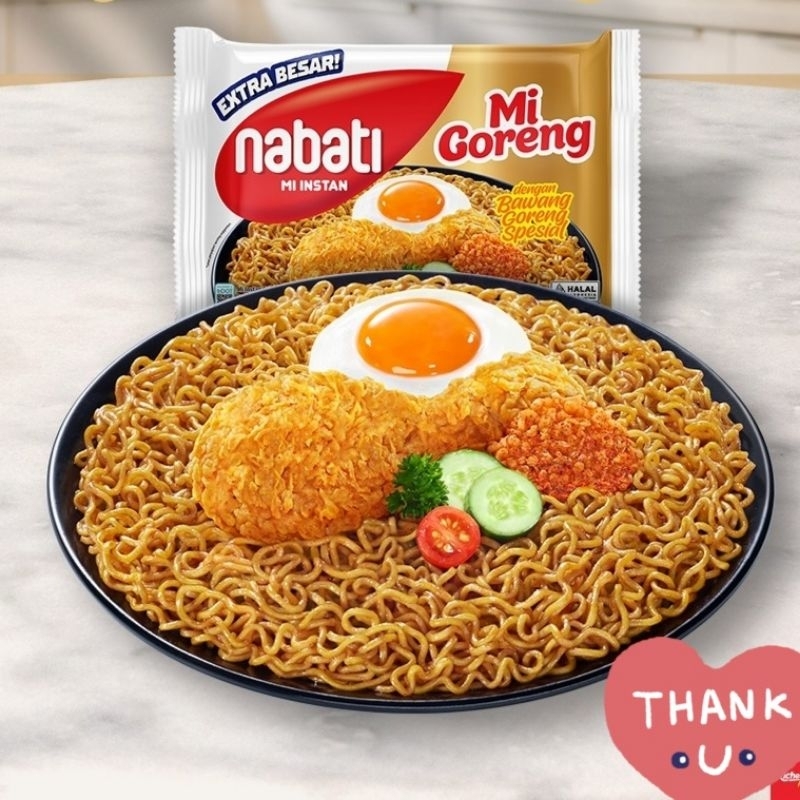 

NABATI MIE INSTAN GORENG 1 BAG ( ISI 5 PCS )