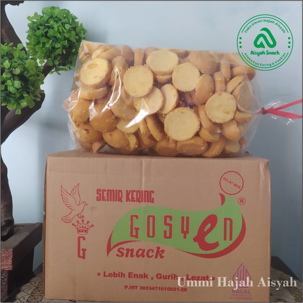 

Bagelen mini vanilla 1 Kilogram / Gosyen Roti Kering Bagelan