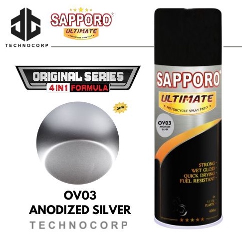 

KODE I12K Cat Semprot SAPPORO ULTIMATE OV3 Anodized Silver