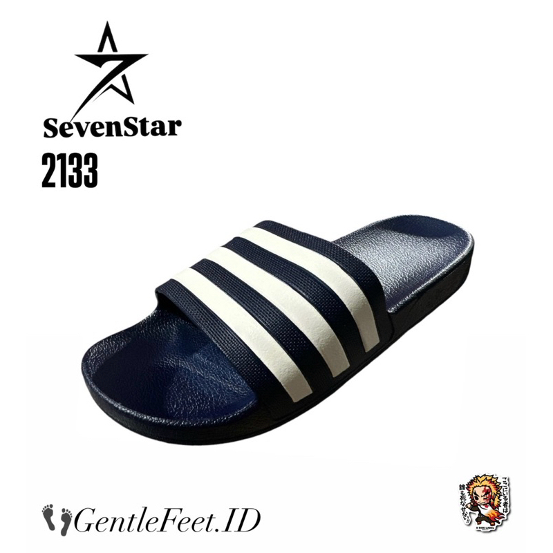 Sandal selop pria dewasa warna bahan karet Seven Star 2133  | Sandal Selop Pria/Wanita dewasa bahan 