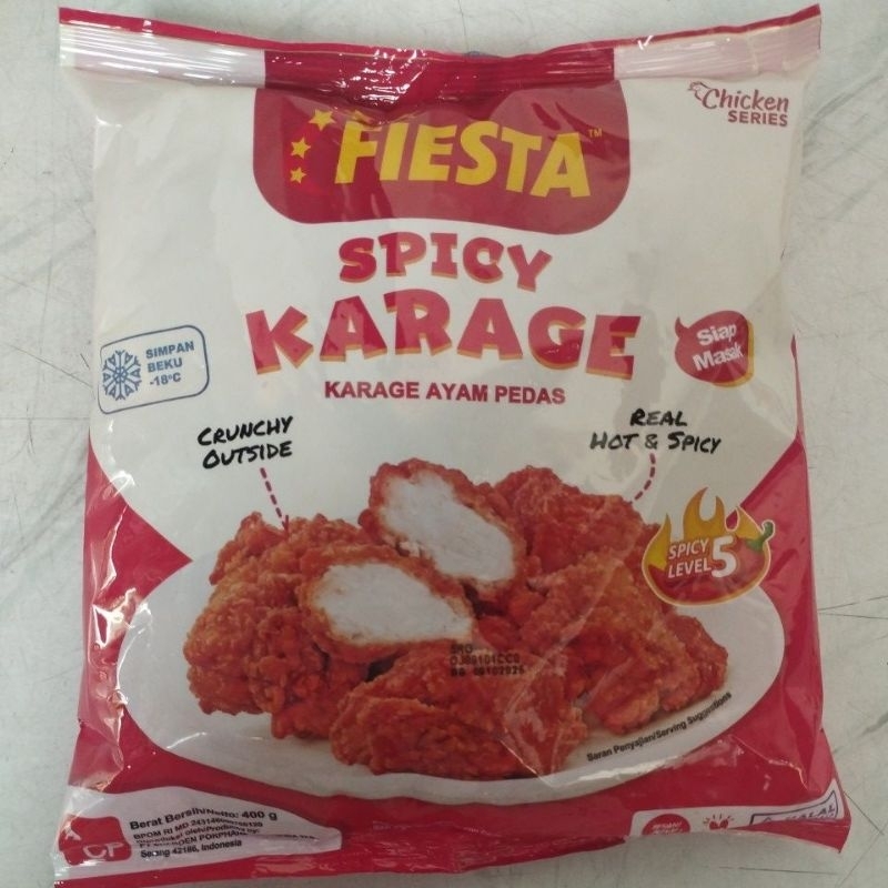 

FIESTA SPICY KARAGE 400GR | FIESTA SPICY CHICKEN KARAGE 400GR